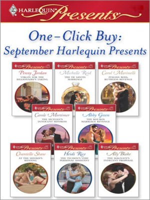 cover image of September Harlequin Presents